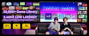 Retro Κονσόλα 4K – 40.000+ Παιχνίδια & 38 Εξομοιωτές – Plug & Play
