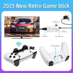 Retro Κονσόλα 4K – 40.000+ Παιχνίδια & 38 Εξομοιωτές – Plug & Play