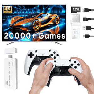 Retro Κονσόλα 4K – 40.000+ Παιχνίδια & 38 Εξομοιωτές – Plug & Play