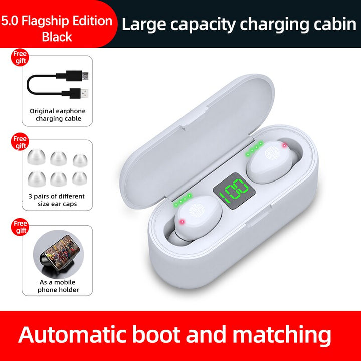 🎧 Écouteurs Sans Fil Bluetooth 5.3 – Son Haute Définition & Boîtier Power Bank Intelligent