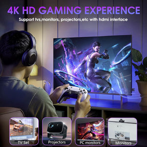 Retro Κονσόλα 4K – 40.000+ Παιχνίδια & 38 Εξομοιωτές – Plug & Play