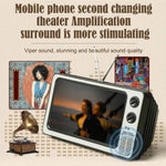 Φόρτωση εικόνας στο εργαλείο προβολής Συλλογής, ⭐ Μεγεθυντής Οθόνης Retro TV Vintage 3D HD – Μετατρέψτε το Smartphone σας σε Μικρή Κινηματογραφική Τηλεόραση!
