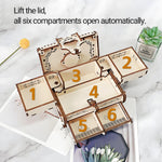 Φόρτωση εικόνας στο εργαλείο προβολής Συλλογής, DIY Mechanical Music Box Puzzle Jewelry Box
