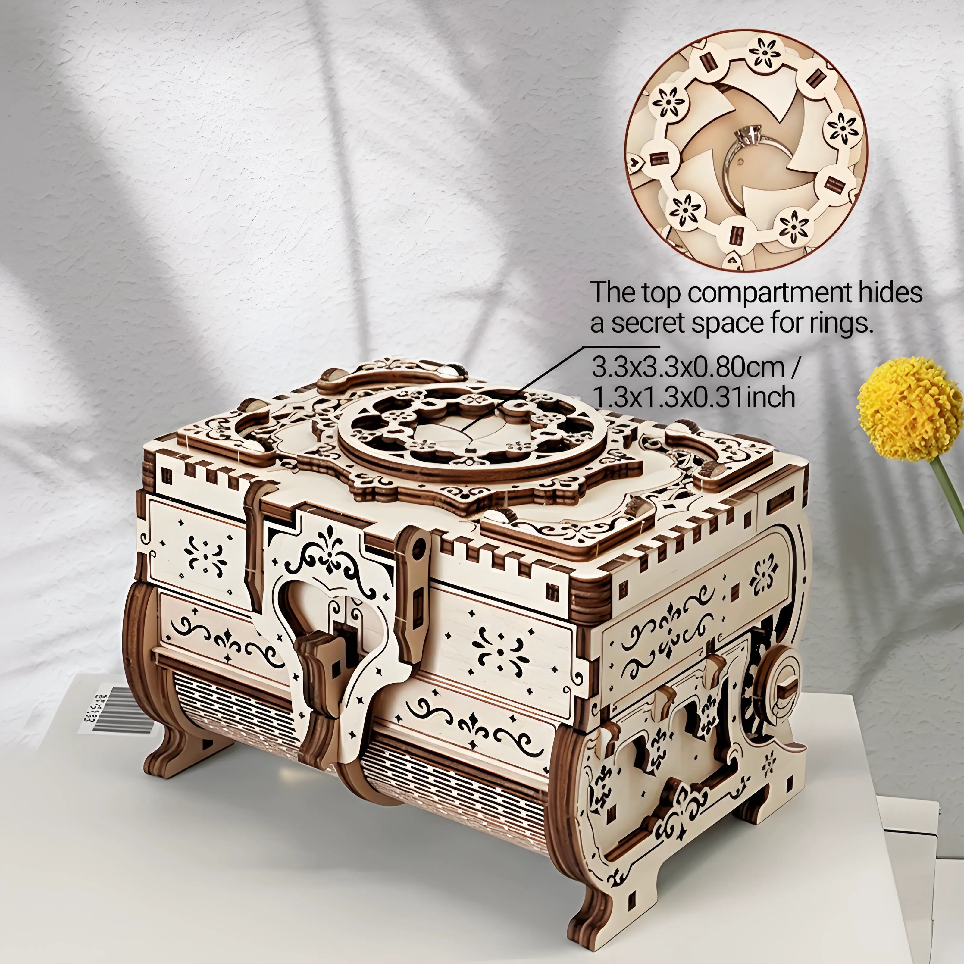 DIY Mechanical Music Box Puzzle Jewelry Box