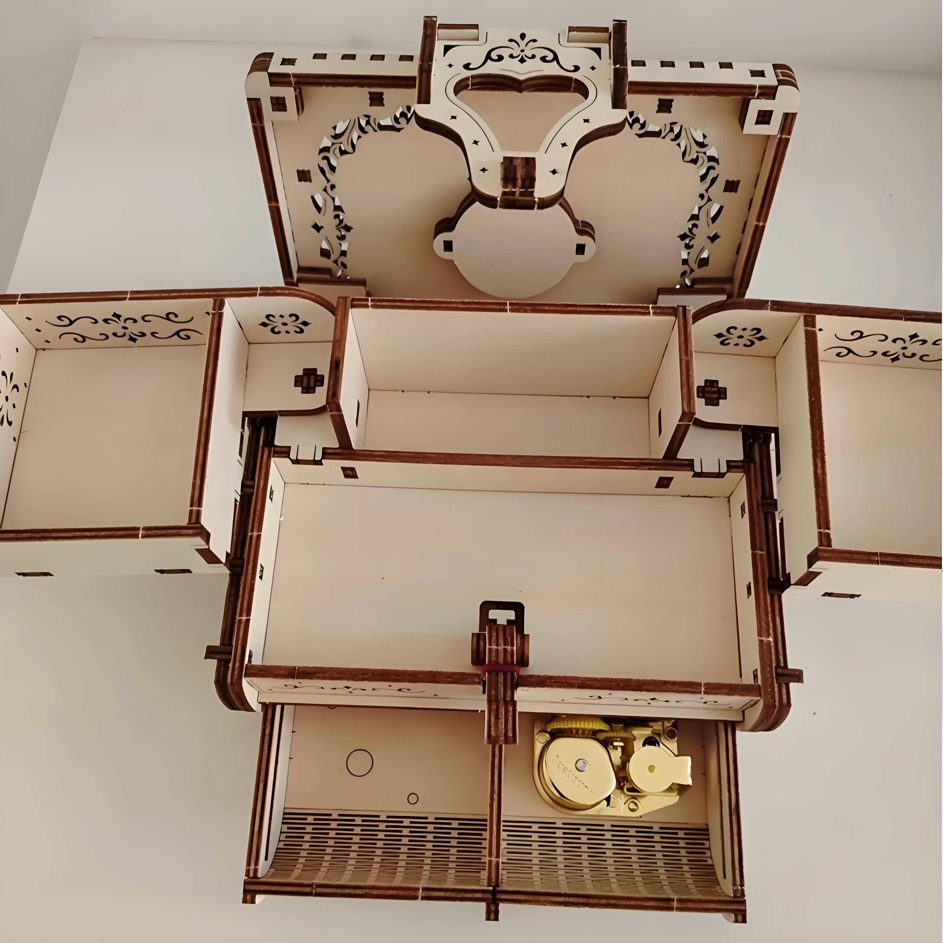 DIY Mechanical Music Box Puzzle Jewelry Box