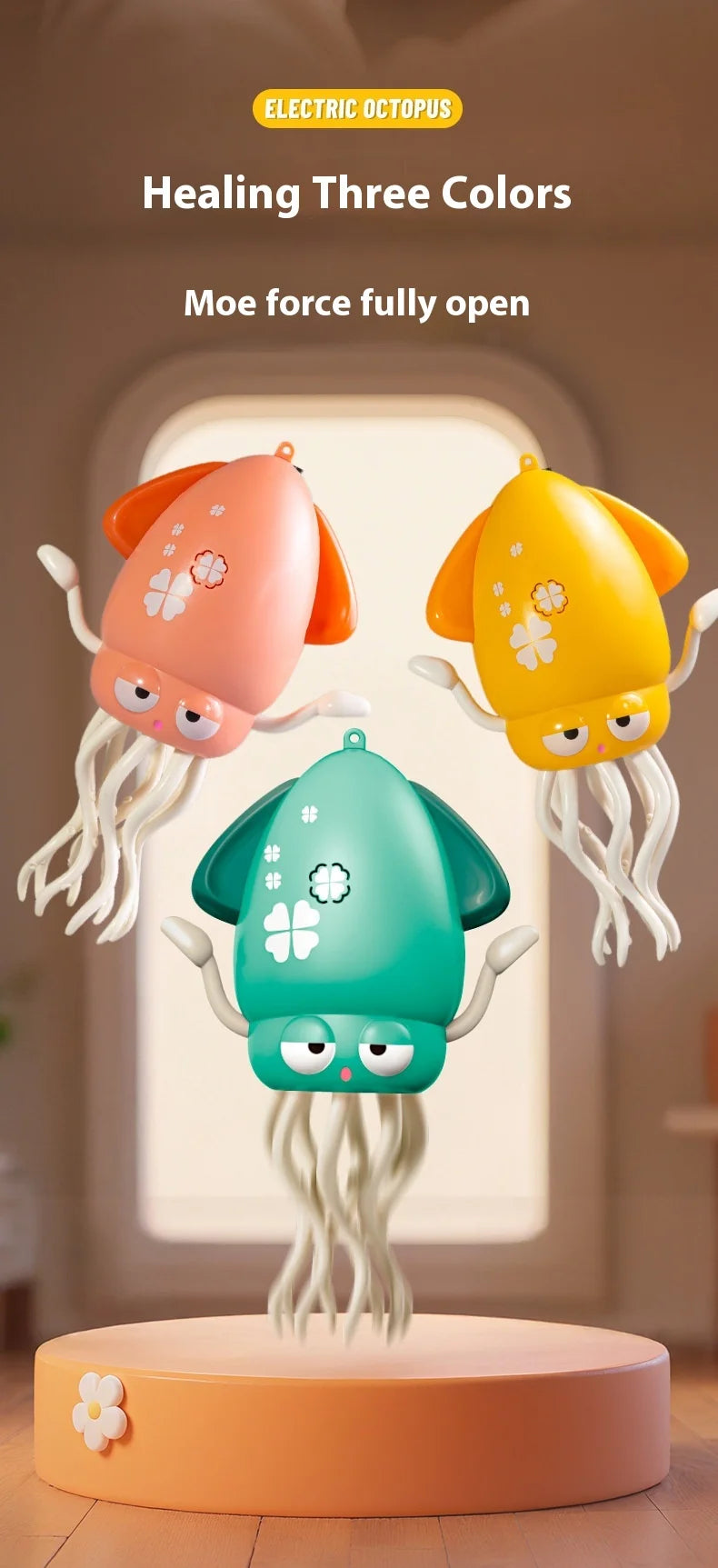 🐙✨ Ηλεκτρικό Χορευτικό Χταπόδι – Το Παιχνίδι που Έχει Τρελάνει Μικρούς & Μεγάλους!