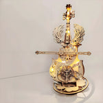 Φόρτωση εικόνας στο εργαλείο προβολής Συλλογής, Premium 3D Linden Wood Cello Music Box DIY Kit
