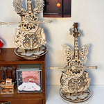 Φόρτωση εικόνας στο εργαλείο προβολής Συλλογής, Premium 3D Linden Wood Cello Music Box DIY Kit
