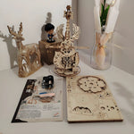 Φόρτωση εικόνας στο εργαλείο προβολής Συλλογής, Premium 3D Linden Wood Cello Music Box DIY Kit
