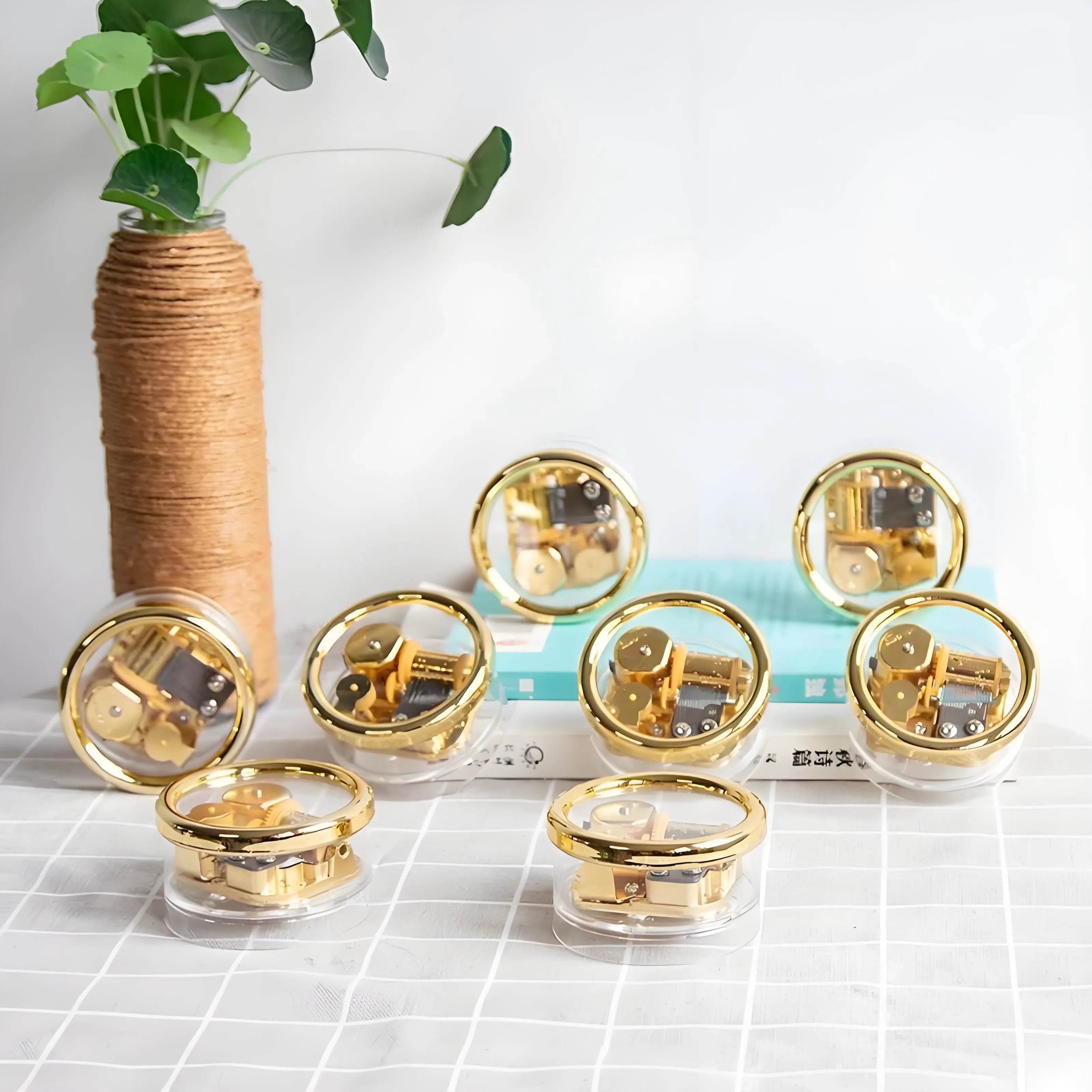 Vintage Mini Wind-Up Music Box