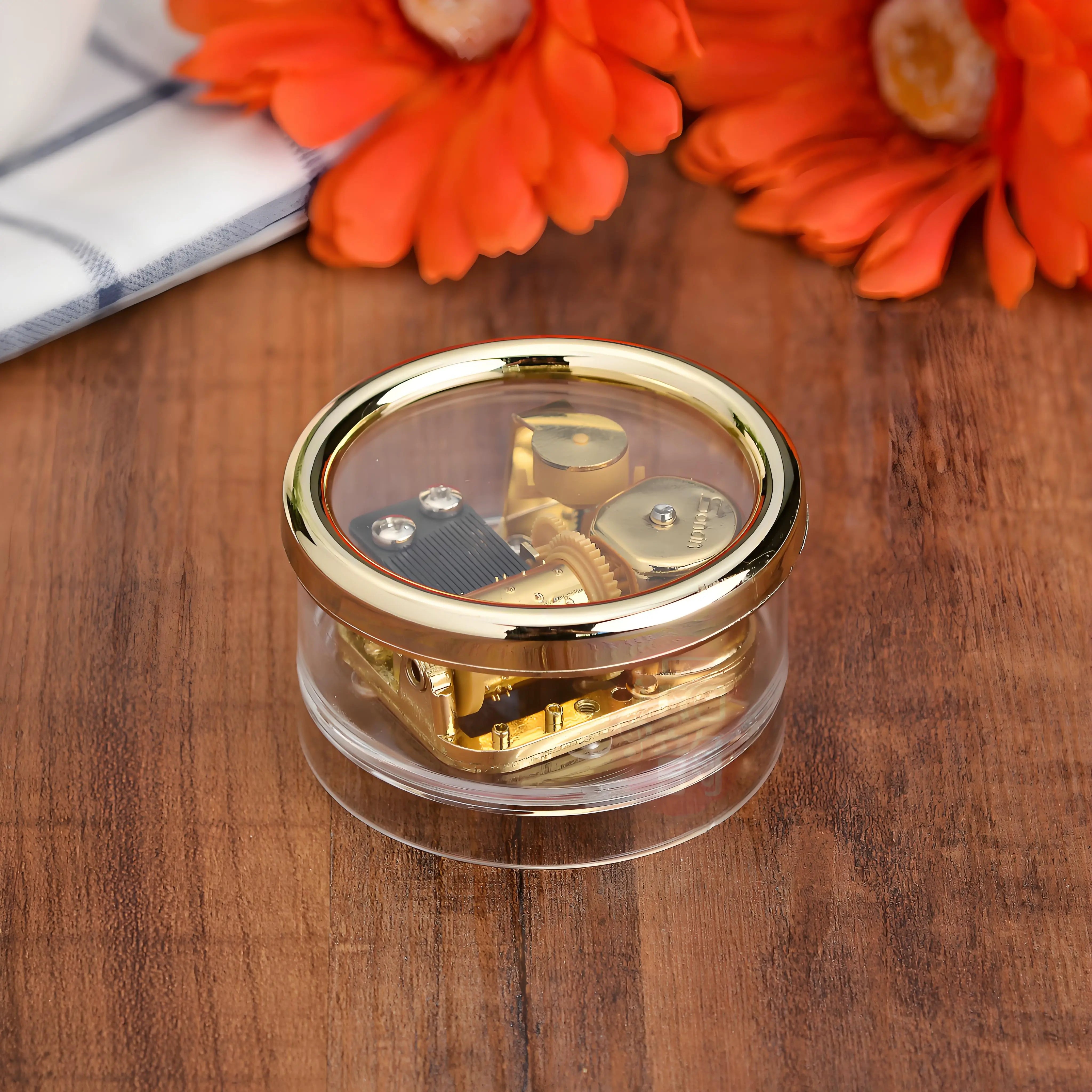 Vintage Mini Wind-Up Music Box