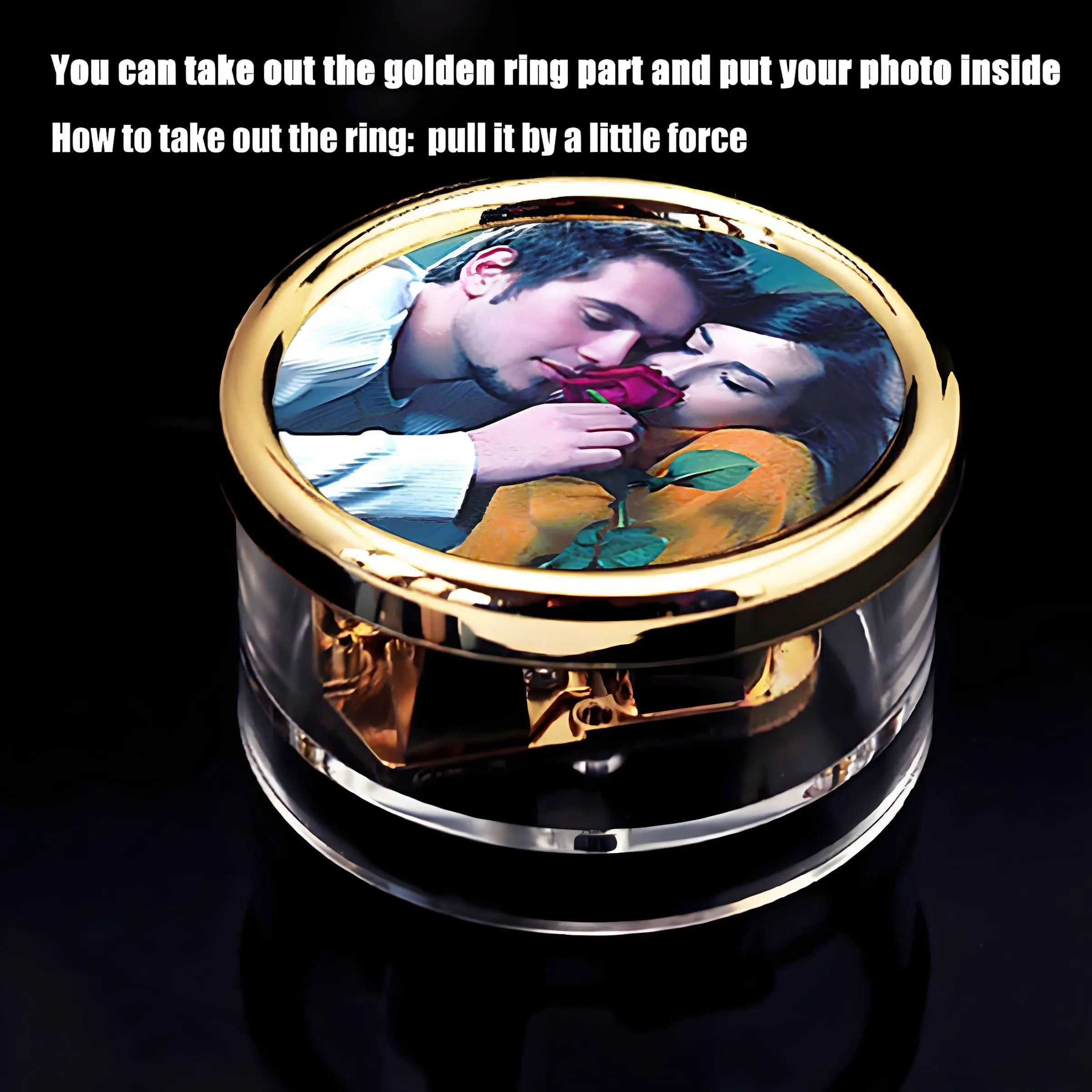 Vintage Mini Wind-Up Music Box