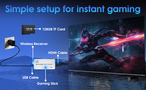 Retro Κονσόλα 4K – 40.000+ Παιχνίδια & 38 Εξομοιωτές – Plug & Play